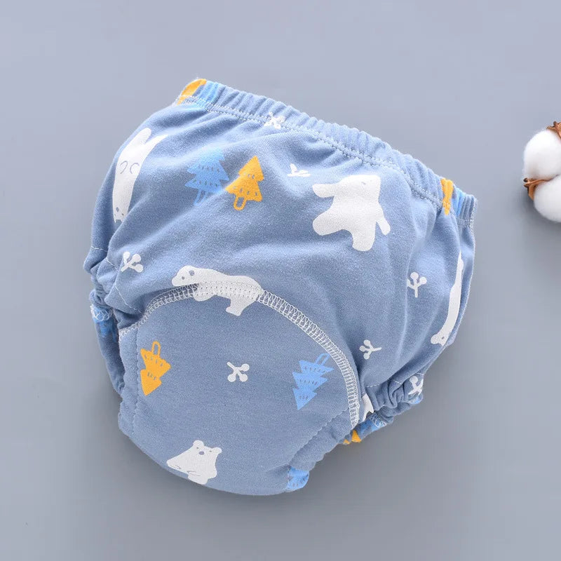 6-Layer Cotton Baby Warmup Pants - Waterproof