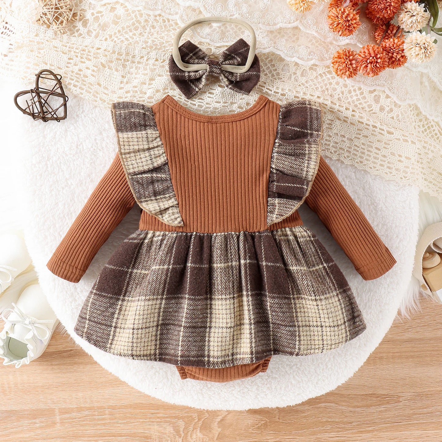 Baby Girl Autumn Apparel - Plaid