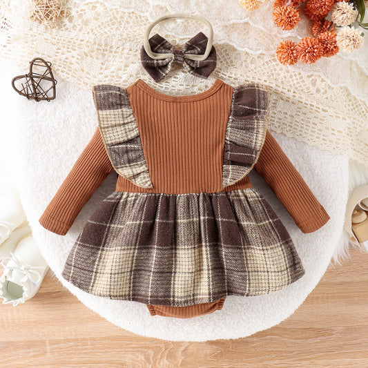 Baby Girl Autumn Apparel - Plaid