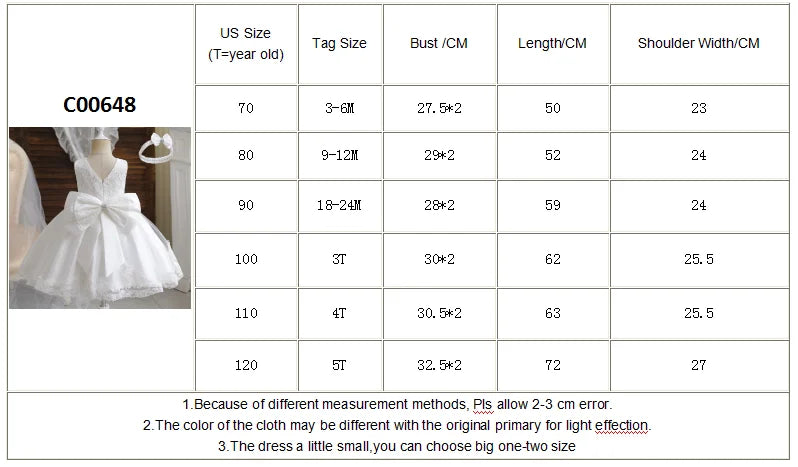 Baby Girl Lace Princess Dress