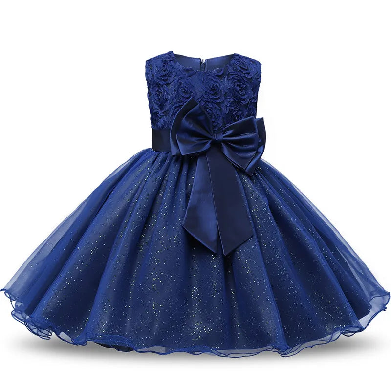Baby Girl Christmas Princess Dress - Lace