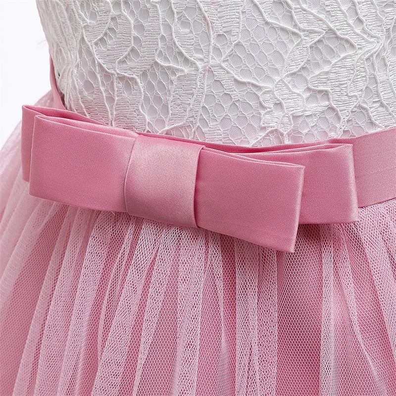 Baby Girl Christmas Princess Dress - Lace