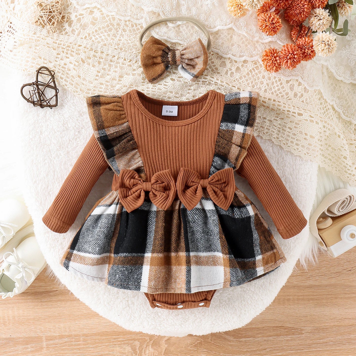 Baby Girl Autumn Apparel - Plaid