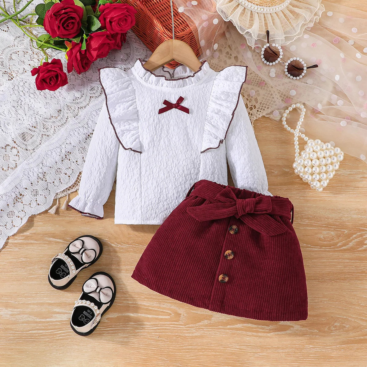 Girls Autumn Outfit Apparel - 2 Colors