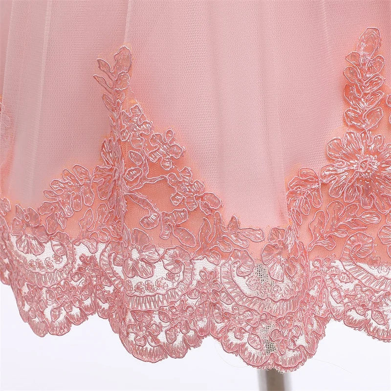 Baby Girl Christmas Princess Dress - Lace
