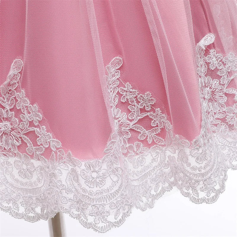 Baby Girl Christmas Princess Dress - Lace