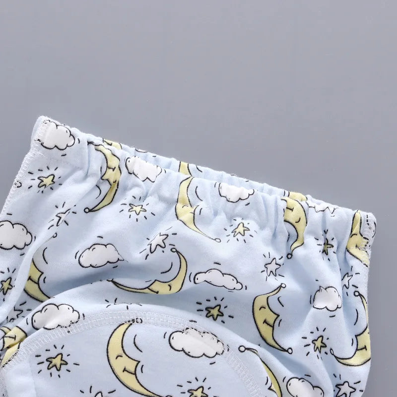 6-Layer Cotton Baby Warmup Pants - Waterproof