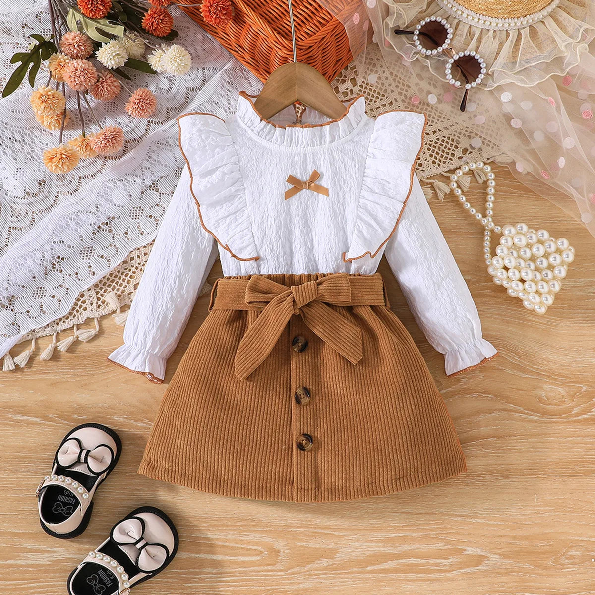 Girls Autumn Outfit Apparel - 2 Colors