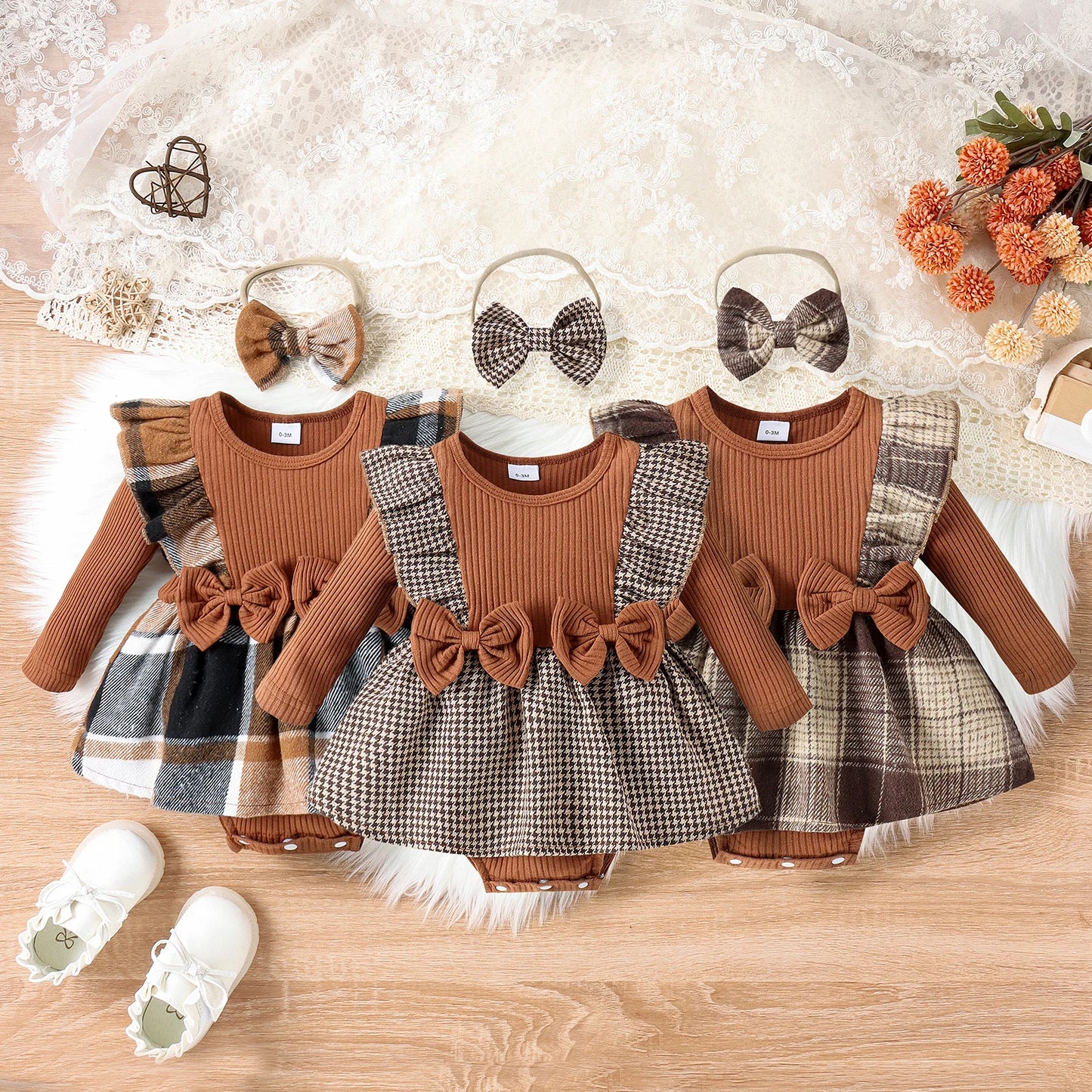 Baby Girl Autumn Apparel - Plaid