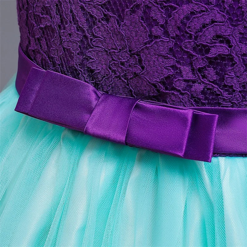 Baby Girl Christmas Princess Dress - Lace