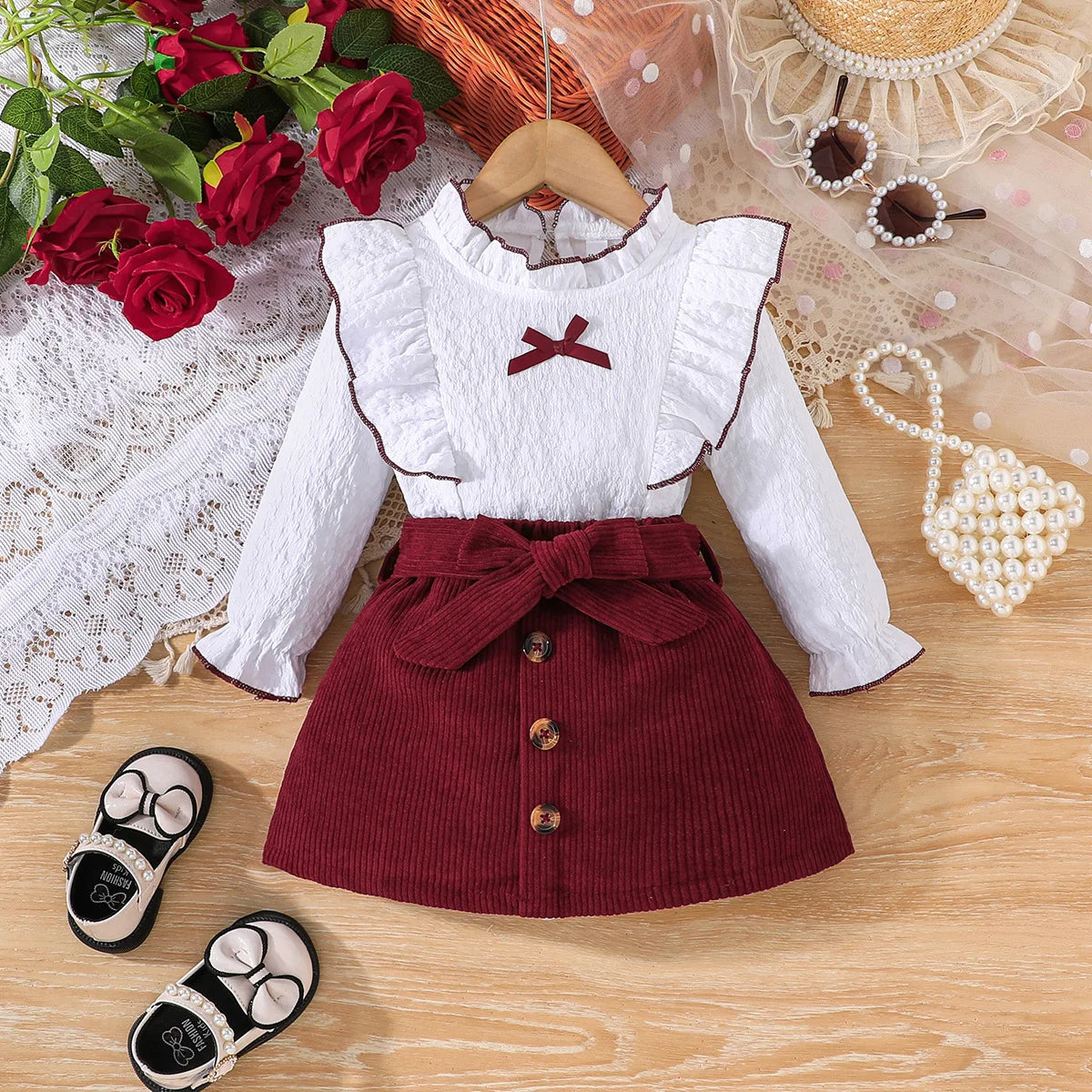 Girls Autumn Outfit Apparel - 2 Colors