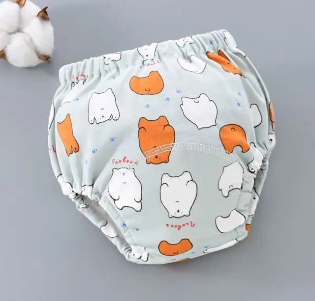 6-Layer Cotton Baby Warmup Pants - Waterproof
