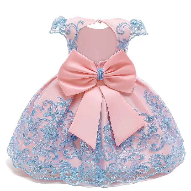 Baby Girl Christmas Princess Dress - Lace