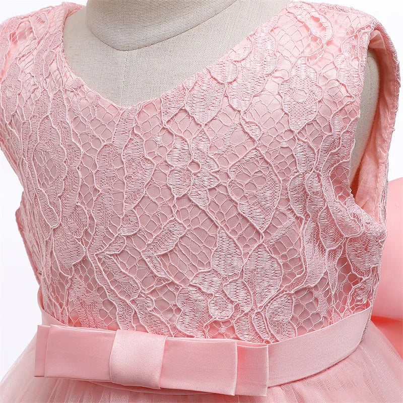 Baby Girl Christmas Princess Dress - Lace