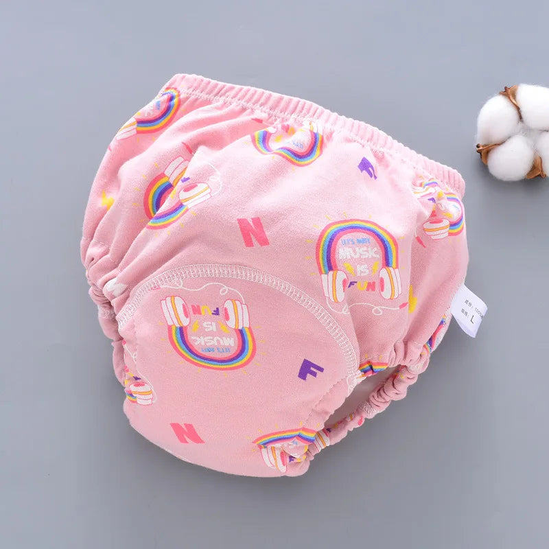 6-Layer Cotton Baby Warmup Pants - Waterproof