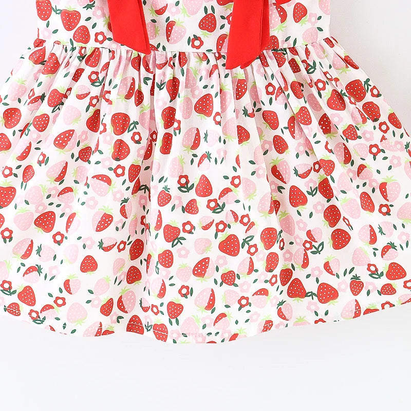 Summer Girls Floral Dress with Hat