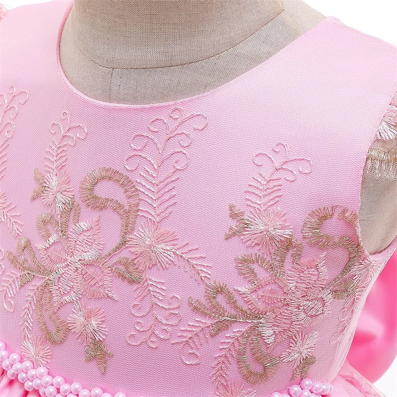 Baby Girl Christmas Princess Dress - Lace