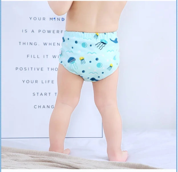 6-Layer Cotton Baby Warmup Pants - Waterproof