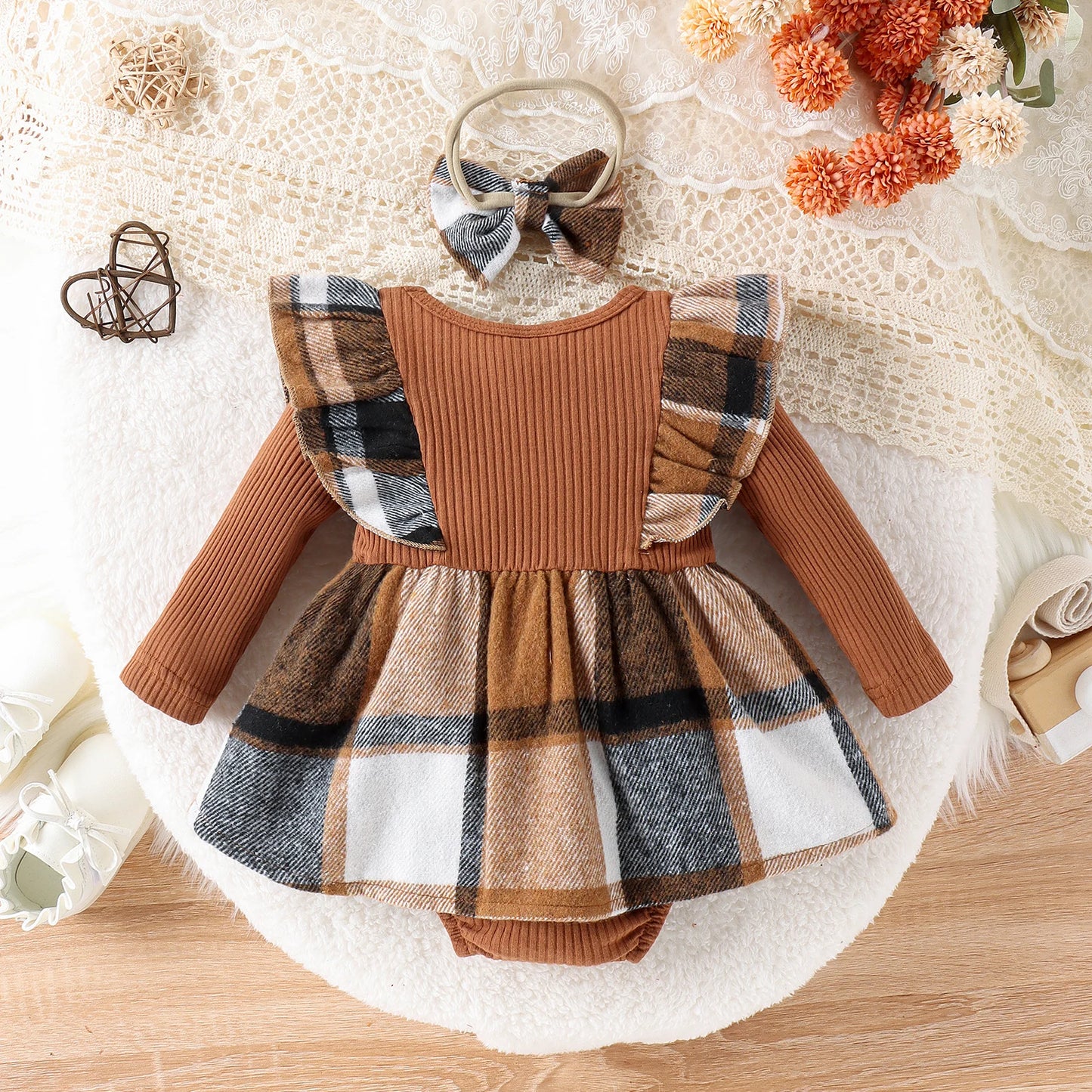 Baby Girl Autumn Apparel - Plaid