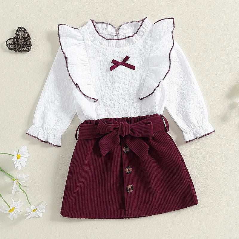 Girls Autumn Outfit Apparel - 2 Colors
