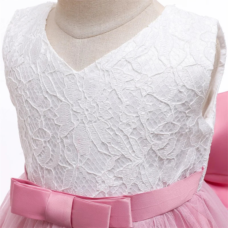 Baby Girl Christmas Princess Dress - Lace