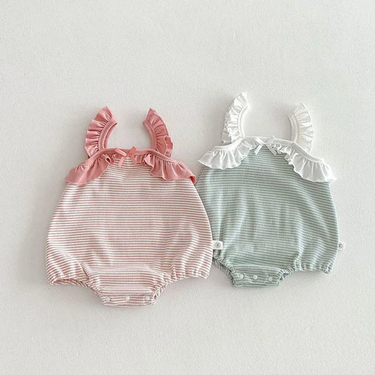 Baby Girl Camisole Bodysuit - Summer