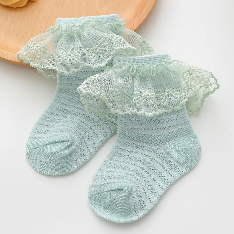 Baby Girl Breathable Cotton Socks