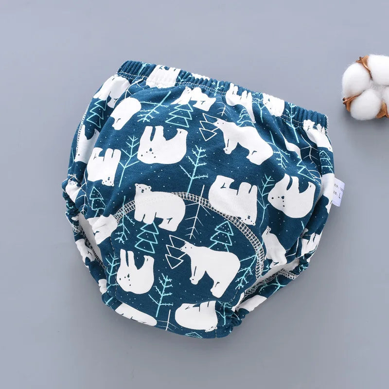 6-Layer Cotton Baby Warmup Pants - Waterproof