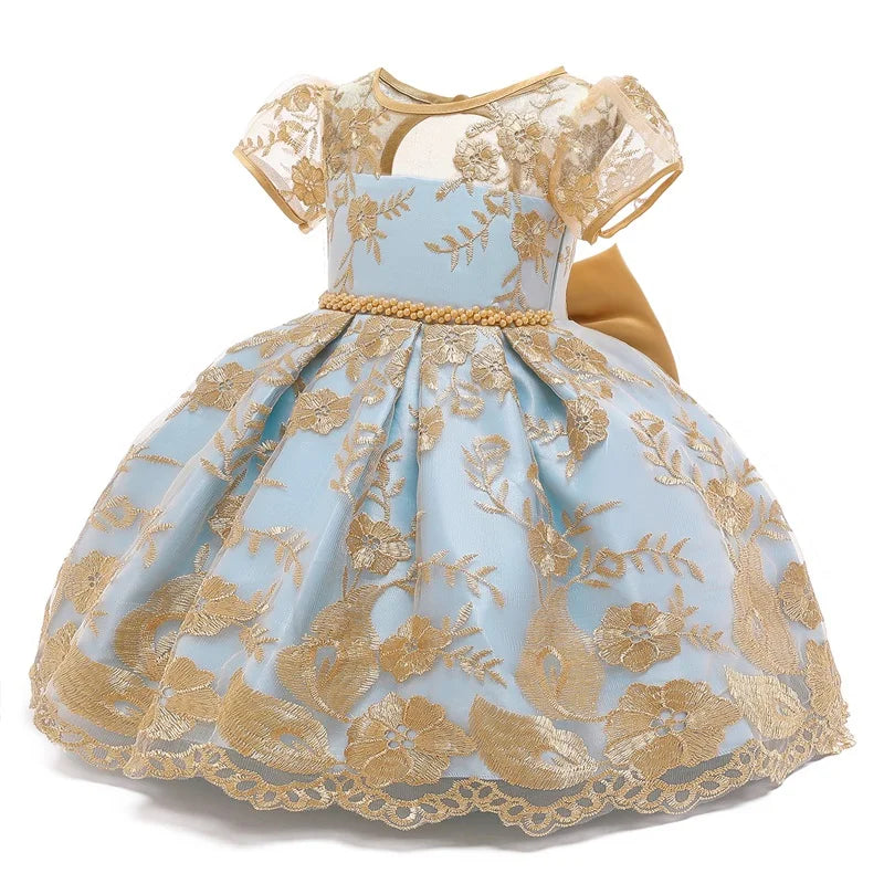Baby Girl Christmas Princess Dress - Lace