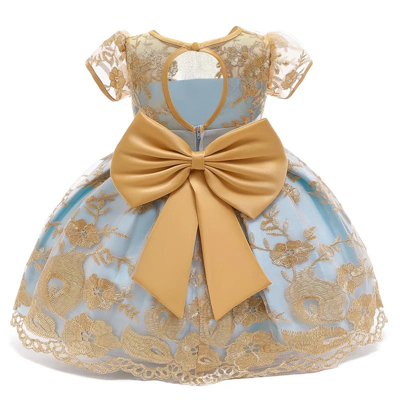 Baby Girl Christmas Princess Dress - Lace